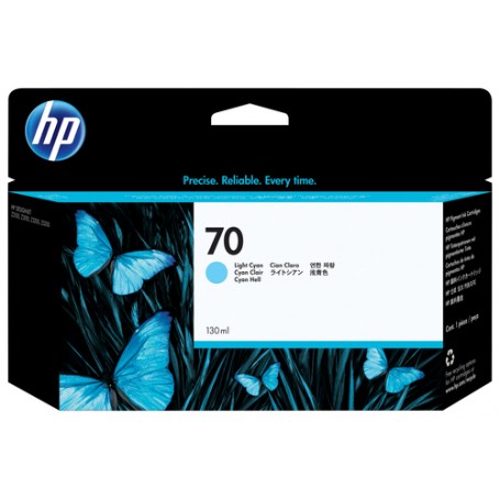HP Cartuccia inchiostro ciano chiaro 70, 130 ml (C9390A)