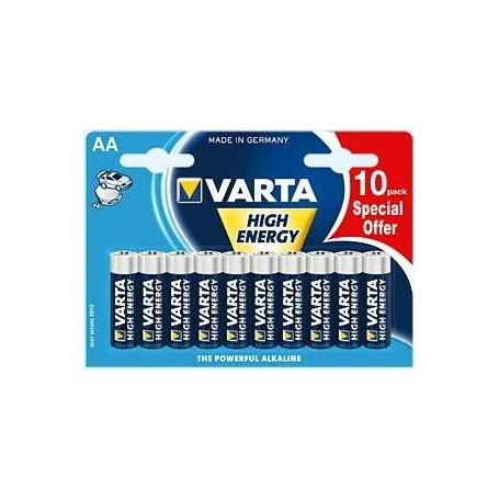 Varta High Energy AA 10-pack Batteria monouso Alcalino (4906121461)