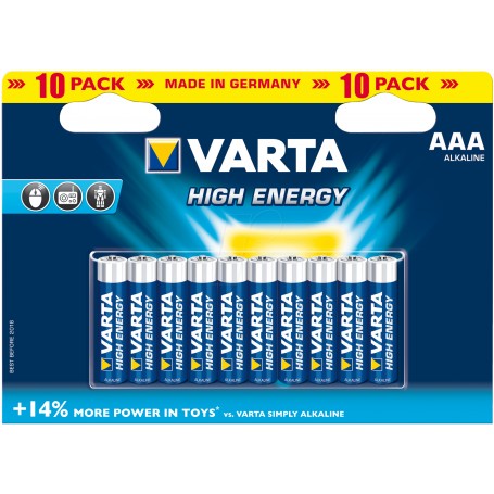 Varta HIGH ENERGY AAA Batteria monouso Mini Stilo AAA Alcalino (4103229491)