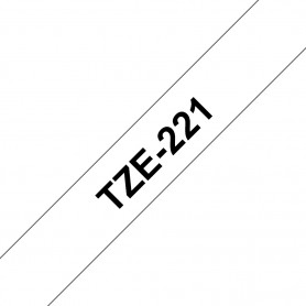 Brother TZe-221 nastro per etichettatrice Nero su bianco (TZE-221) (TZE221) (TZE-221)