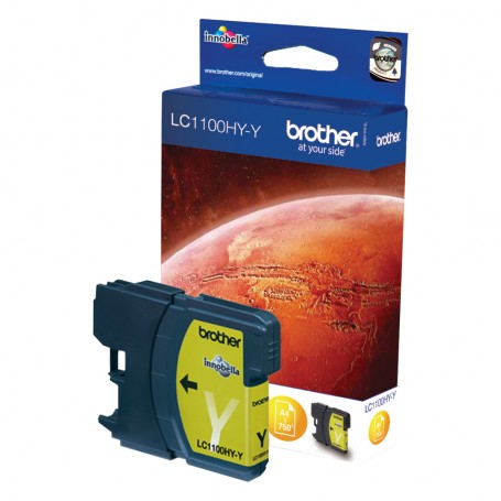 Brother LC-1100HYY Ink Cartridge cartuccia d'inchiostro 1 pz Originale Giallo (LC1100HYY)
