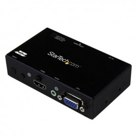 StarTech.com Switch Commutatore 2x1 HDMI + VGA a HDMI - Switch Convertitore HDMI / VGA a HDMI con commutazione pri (VS221VGA2HD)