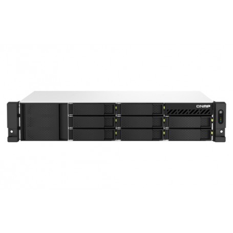 QNAP TS-873AEU-4G array di dischi 64 TB Armadio (2U) Nero (TS-873AEU-4G)