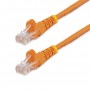 StarTech.com Cavo di rete CAT 5e - Cavo Patch Ethernet RJ45 UTP Arancio da 2m antigroviglio (45PAT2MOR)