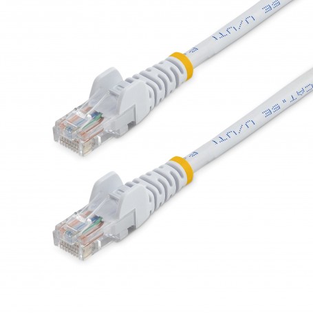 StarTech.com Cavo di rete CAT 5e - Cavo Patch Ethernet RJ45 UTP Bianco da 2m antigroviglio (45PAT2MWH)