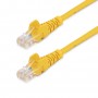 StarTech.com Cavo di rete CAT 5e - Cavo Patch Ethernet RJ45 UTP Giallo da 2m antigroviglio (45PAT2MYL)
