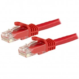 StarTech.com Cavo di rete CAT 6 - Cavo Patch Ethernet RJ45 UTP rosso da 1m antigroviglio (N6PATC1MRD)