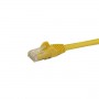 StarTech.com Cavo di Rete Giallo Cat6 UTP Ethernet Gigabit RJ45 Antigroviglio - 50cm (N6PATC50CMYL)