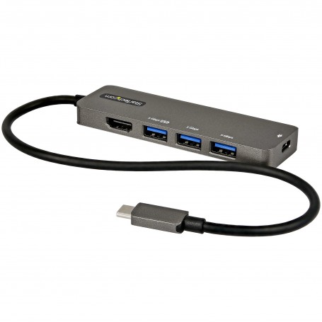 StarTech.com Adattatore Multiporta USB-C - Mini Docking station da USB-C a HDMI 4K 60Hz (HDR10) con Pass-Through Po (DKT30CHPD3)