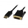 StarTech.com Cavo convertitore adattatore attivo DisplayPort a DVI da 91 cm – DP a DVI 2560x1600 - Nero (DP2DVIMM3BS)