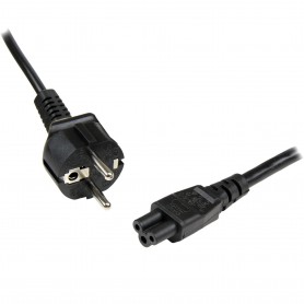 StarTech.com Cavo alimentazione Laptop o PC Schuko a C5 - Cavo di Rete PC Schuko CEE7 a IEC320 C5 a trifoglio - 1m (PXTNB3SEU1M)