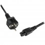 StarTech.com Cavo alimentazione Laptop o PC Schuko a C5 - Cavo di Rete PC Schuko CEE7 a IEC320 C5 a trifoglio - 1m (PXTNB3SEU1M)