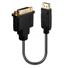 Lindy 41004 cavo e adattatore video 0,15 m DisplayPort DVI-D Nero (41004)
