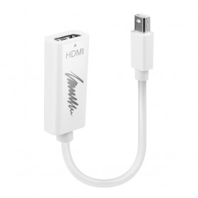 Lindy 41719 cavo e adattatore video Mini DisplayPort HDMI Bianco (41719)