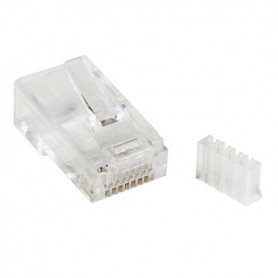 StarTech.com Connettore modulare RJ45 CAT6 per cavo solido - Confezione da 50 unità (CRJ45C6SOL50)
