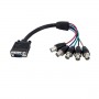 StarTech.com Cavo coassiale per monitor HD15 VGA a 5 BNC RGBHV 30 cm – M/F (VGABNCMF1)