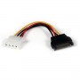 StarTech.com Adattatore di alimentazione SATA a LP4, 15 cm - F/M (LP4SATAFM6IN)