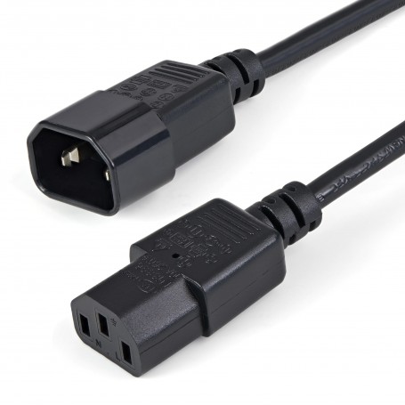 StarTech.com Prolunga cavo di alimentazione standard da 1m - C14 a C13 (PXT1001M)