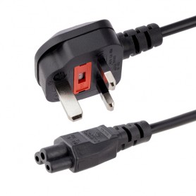 StarTech.com Cavo di alimentazione standard BS-1363 a IEC320 C5 - Cavo di Rete spina inglese BS-1363 a IEC320 c5 d (PXTNB3SUK2M)