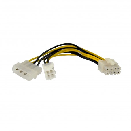 StarTech.com Adattatore alimentatore EPS 4 poli a 8 poli con LP4 F/M 15 cm (EPS48ADAP)