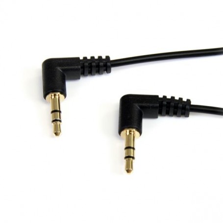 StarTech.com Cavo audio stereo ad angolare destro 3,5 mm slim 30 cm - M/M (MU1MMS2RA)