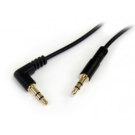 StarTech.com Cavo audio stereo da slim 3,5 mm ad angolare destro 30 cm - M/M (MU1MMSRA)