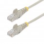 StarTech.com Cavo di Rete Ethernet Snagless CAT6 da 3m - Cavo Patch antigroviglio slim RJ45 - Grigio (N6PAT300CMGRS)