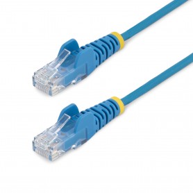 StarTech.com Cavo di Rete Ethernet Snagless CAT6 da 1m - Cavo Patch antigroviglio slim RJ45 - Blu (N6PAT100CMBLS)