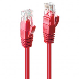Lindy 48032 cavo di rete Rosso 1 m Cat6 U/UTP (UTP) (48032)