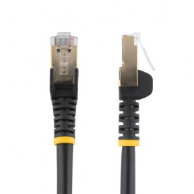 StarTech.com Cavo di Rete Ethernet Cat6a - Cavo Schermato STP da 2m - Nero (6ASPAT2MBK)