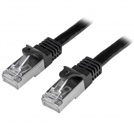StarTech.com N6SPAT2MBK cavo di rete Nero 2 m Cat6 SF/UTP (S-FTP) (N6SPAT2MBK)
