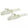 StarTech.com Cavo patch antigroviglio UTP RJ45 Cat6 Gigabit 3 m bianco - Cavo patch 3 m (N6PATC3MWH)
