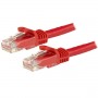 StarTech.com Cavo di rete CAT 6 - Cavo Patch Ethernet RJ45 UTP rosso da 5m antigroviglio (N6PATC5MRD)