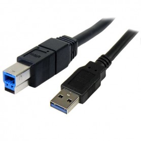 StarTech.com Cavo USB 3.0 SuperSpeed 3 m A a B - M/M, colore nero (USB3SAB3MBK)
