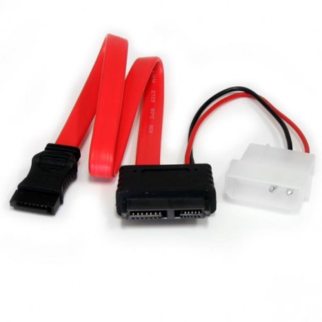 StarTech.com Adattatore cavo slimline SATA a SATA e alimentazione LP4 30,5 cm (SLSATAF12)