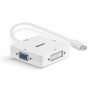 Lindy 41035 cavo e adattatore video 0,2 m Bianco (41035)