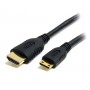 StarTech.com Cavo HDMI ad alta velocità 0,5m con Ethernet - HDMI a Mini HDMI - M/M (HDACMM50CM)