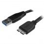 StarTech.com Cavo USB 3.0 Tipo A a Micro B slim - Connettore USB3.0 A a Micro B slim M/M - 50cm (USB3AUB50CMS)