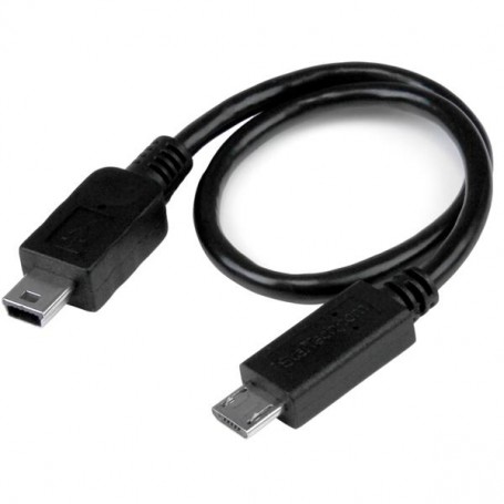 StarTech.com Cavo USB OTG - Micro USB a Mini USB - M/M - 20cm (UMUSBOTG8IN)