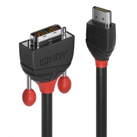 Lindy 36272 cavo e adattatore video 2 m HDMI tipo A (Standard) DVI-D Nero (36272)