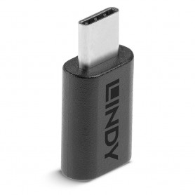 Lindy 41896 adattatore per inversione del genere dei cavi USB-C Micro-B Nero (41896)