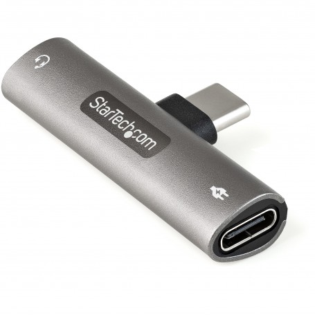 StarTech.com Adattatore USB C Jack audio - Caricatore USB-C e Adattatore cuffie /spinotto audio 3.5mm. Caricabatter (CDP235APDM)