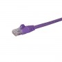 StarTech.com Cavo di Rete Viola Cat6 UTP Ethernet Gigabit RJ45 Antigroviglio - 3m (N6PATC3MPL)