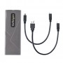 StarTech.com Box SSD M2 NVME - Adattatore USB-C 10Gbps a M.2 NVMe/SATA - Case Esterno USB-C (3.0/3.1) in Alluminio per SSD M2 PC