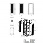 RACK IP20 RSB 32U 800X1000 NERO SMO