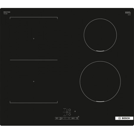 Bosch Serie 4 PVS611BB6E piano cottura Nero Da incasso 60 cm Piano cottura a induzione 4 Fornello(i)