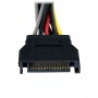 StarTech.com Cavo di alimentazione SATA - Cavo Sdoppiatore Y di Alimentazione SATA - Connettore alimentazione splitte (PYO2SATA)