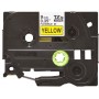 Brother TZe-FX621 nastro per etichettatrice Nero su giallo (TZEFX621)