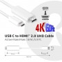 CLUB3D USB C to HDMI™ 2.0 UHD Cable Active 1.8 M./5.9 Ft. (CAC-1514)