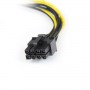 StarTech.com Adattatore cavo di alimentazione LP4 a scheda video PCI Express 8 pin da 15 cm (LP4PCIEX8ADP)